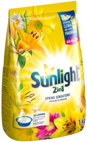 Sunlight 2-in-1 Spring Sensations Washing Powder 1 kg  (Pack of 12) | Shop Online
