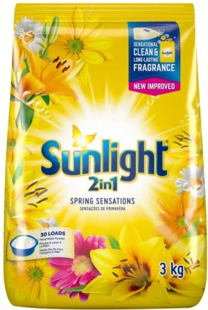 Sunlight 2-in-1 Spring Sensations Washing Powder 3 kg  (Pack of 6) | Shop Online