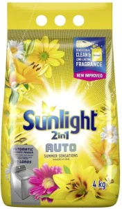 Sunlight 2-in-1 Summer Sensations Washing Powder 4 kg  (Pack of 5) | Shop Online