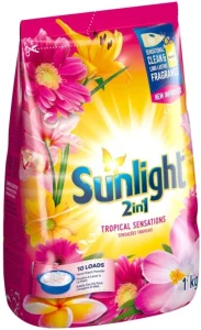 Sunlight 2-in-1 Tropical Sensations Washing Powder 1 kg  (Pack of 9) | Shop Online