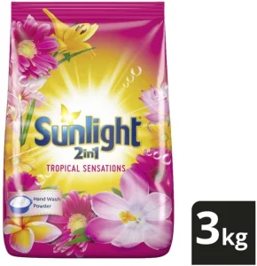 Sunlight 2-in-1 Tropical Sensations Washing Powder 3 kg  (Pack of 6) | Shop Online