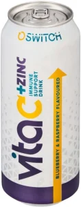 Switch Vita C + Zinc Immune Support Sports Drink  (Blueberry, Rasberry Flavoured, 500 ml) | Shop Online