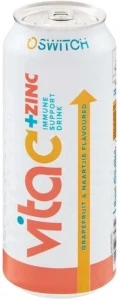 Switch Vita C + Zinc Immune Support Sports Drink  (Grapefruit, Naartjie Flavoured, 24 x 500 ml) | Shop Online