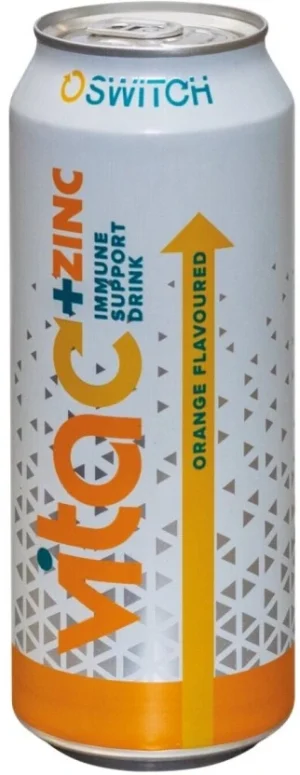 Switch Vitac + Zinc Immune Support Energy Drink  (Orange Flavoured, 500 ml) | Shop Online