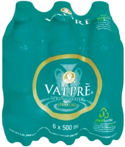 Valpre Spring Sparkling Mineral Water (6 x 500 ml) | Shop Online