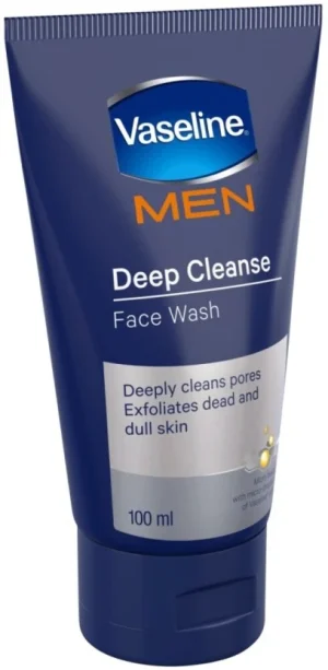 Vaseline Men Deep Cleanse Face Wash (100 ml) | Shop Online