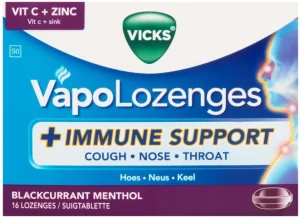 Vicks Immune Support Lozenges BlackCurrant Tablets (16 Unit) | Shop Online