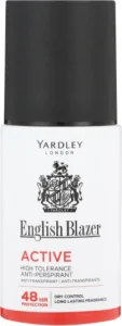 Yardley English Blazer Active Deodorant Roll-on – For Men (300 ml Pack of 6) | Shop Online