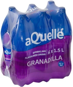 aQuelle Sparkling Granadilla Flavoured Water (6 x 1.5 l) | Shop Online