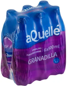 aQuelle Sparkling Granadilla Flavoured Water (6 x 500 ml) | Shop Online
