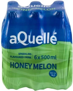 aQuelle Sparkling Honey Melon Flavoured Water (6 x 500 ml) | Shop Online