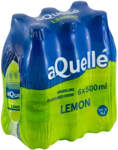aQuelle Sparkling Lemon Flavoured Water (6 x 500 ml) | Shop Online