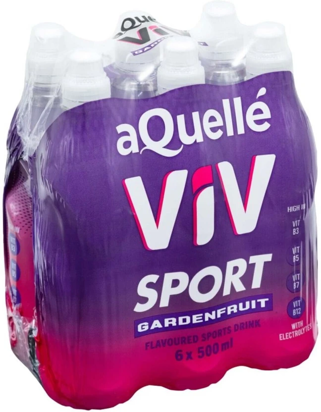 aQuelle ViV Sports Drink (Gardenfruit Flavoured 6 x 500 ml) | Shop Online