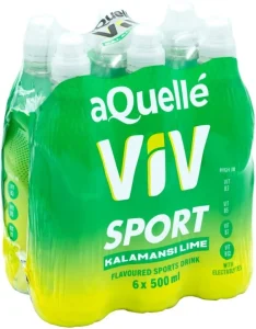 aQuelle ViV Sports Drink (Kalamansi Lime Flavoured 6 x 500 ml) | Shop Online