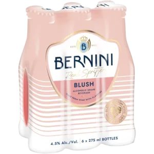 Bernini Blush Spritzer (Pack of 6 x 275 ml) | Shop Online