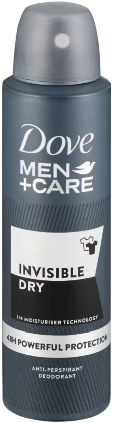 Dove Anti Perspirant Deodrant Invisible Dry Deodorant Spray For Men 150 ml Pack of 6 | Shop Online
