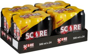 Score Original Sparkling Guarana Flavoured Energy Drink (24 x 500 ml) | Shop Online