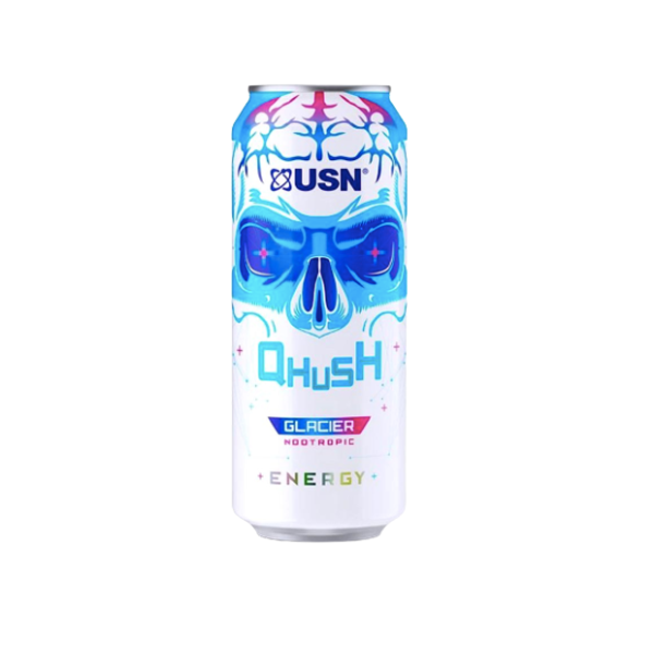 USN Qhush Glacier Energy Drink (500 ml) | Shop Online