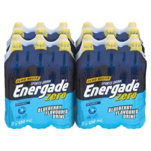 Energade Zero Blueberry Flavoured Sports Drink (24 x 500 ml) | Shop Online