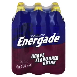 Energade Grape Flavoured Sports Drink (6 x 500 ml) | Shop Online