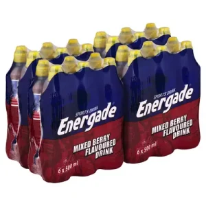 Energade Mixed Flavoured Sports Drink Berry (24 x 500 ml) | Shop Online