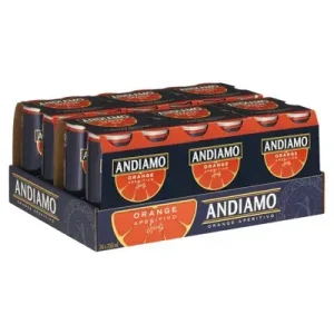 Andiamo Aperitivo Spritz Cans Sparkling Wine (Pack of 24 x 250 ml) | Shop Online