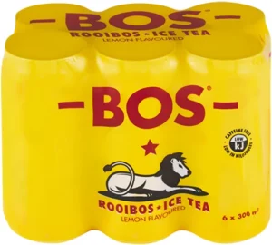 Bos Lemon Flavoured Rooibos Iced Tea (6 x 300 ml) | Shop Online