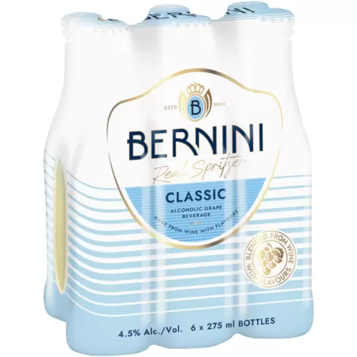 Bernini Classic Spritzer (Pack of 6 x 275 ml NRB) | Shop Online