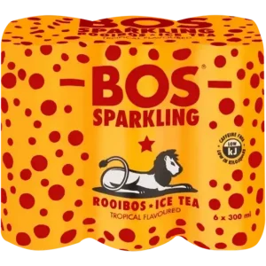 Bos Sparkling Tropical Flavoured Rooibos Iced Tea (6 x 300 ml) | Shop Online
