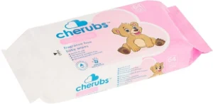 Cherubs Fragranced Free Sensitive (Pack of 1, 64 Wipes per Pack) | Shop Online