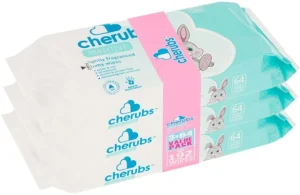 Cherubs Lightly Fragranced Sensitive  (Pack of 3, 192 Wipes per Pack) | Shop Online