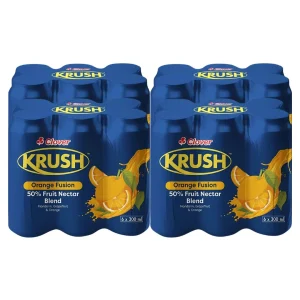 Clover Krush Orange Fusion Fruit Nectar Blend (24 x 300 ml) | Shop Online