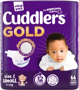 Cuddlers Gold Value Pack Tape Diapers Size 2  (66 Pieces) | Shop Online
