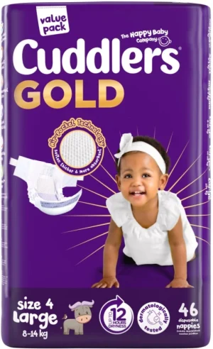 Cuddlers Gold Value Pack Tape Diapers Size 4 (46 Pieces) | Shop Online