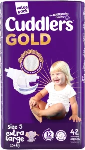 Cuddlers Gold Value Pack Tape Diapers Size 5  (42 Pieces) | Shop Online
