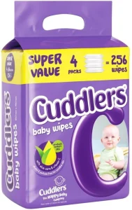 Cuddlers With Aloevera & Vitamin  (Pack of 1, 64 Wipes per Pack) | Shop Online