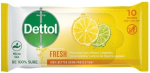 Dettol Hygiene Fresh Personal Care  (Pack of 1, 10 Wipes per Pack) | Shop Online