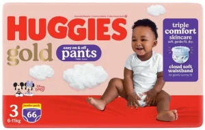 Huggies Gold Pants Pant Diapers Size 3  (66 Pieces) | Shop Online