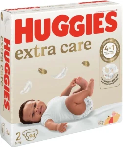 Huggies Extra Care Tape Diapers Size 2  (66 Pieces) | Shop Online