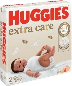 Huggies Extra Care Tape Diapers Size 2  (66 Pieces) | Shop Online