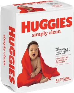 Huggies Simply Clean  (Pack of 1, 288 Wipes per Pack) | Shop Online