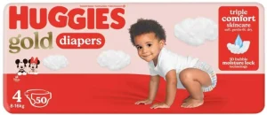 Huggies Triple Comfort Skincare Gold Tape Diapers Size 4  (50 Pieces) | Shop Online