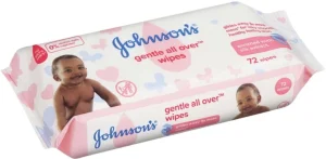 Johnson's Gentle All Over  (Pack of 1, 72 Wipes per Pack) | Shop Online