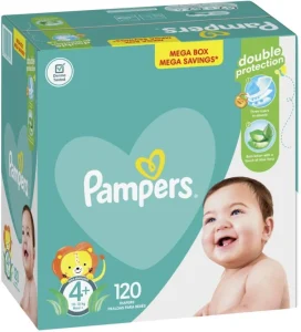 Pampers Dry Size 4+ Mega Savings Box 120 Nappies | Shop Online