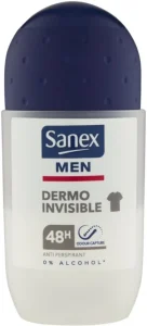 Sanex Antiperspirant Dermo Invisible Deodorant Roll-on (50 ml) | Shop Online
