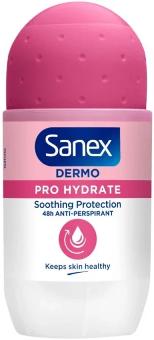 Sanex Antiperspirant Dermo Pro Hydrate Deodorant Roll-on (50 ml) | Shop Online