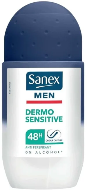Sanex Antiperspirant Dermo Sensitive Deodorant Roll-on (50 ml) | Shop Online