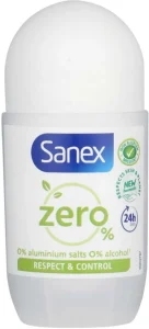 Sanex Zero % Respect & Control Deodorant Roll-on (50 ml) | Shop Online