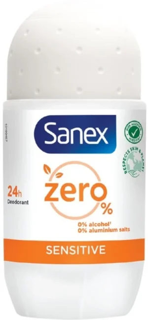 Sanex Zero% Sensitive Deodorant Roll-on (50 ml, Pack of 6) | Shop Online