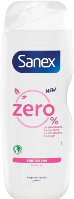 Sanex Zero % Sensitive Skin Shower Gel Body Wash  (750 ml) | Shop Online